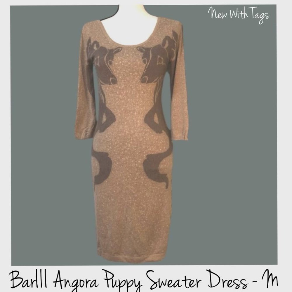 BarIII Angora Cashmere Sweater Dress NWT Medium